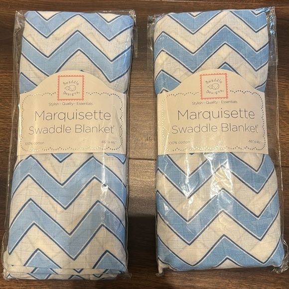 Marquisette Swaddle Blankets Set Of Two - Picture 1 of 2